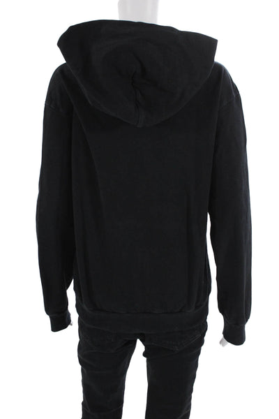 Talentless Unisex Pullover Hoodie Black 100% Cotton Size XS