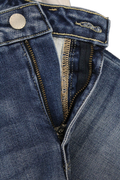 L'Agence Women Skinny Ankle Jeans Blue Mid-Rise Size 28