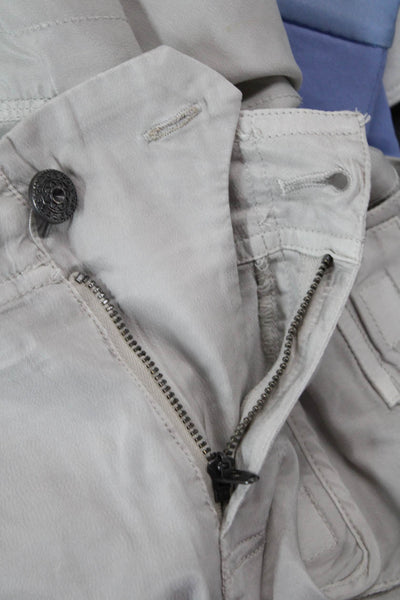 Marrakech Women Cropped Cargo Pants Beige Button Size 26