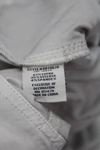 Marrakech Women Cropped Cargo Pants Beige Button Size 26