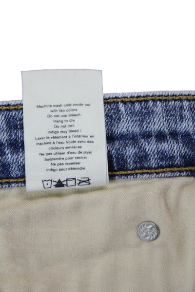 Rag & Bone Womens Boyfriend Cropped Jeans Blue Mid-Rise Size 27