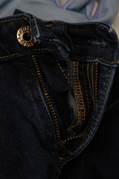 AG Women Skinny Jeggings Dark Blue Mid-Rise Size 26