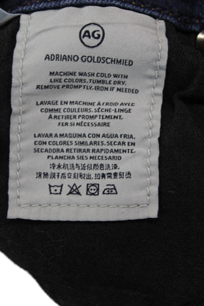 AG Women Skinny Jeggings Dark Blue Mid-Rise Size 26