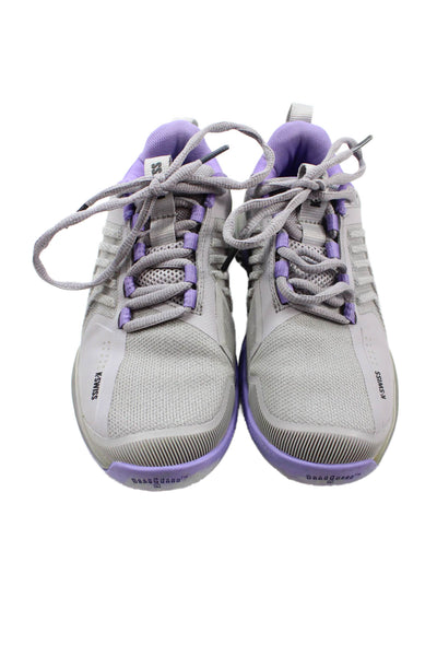 K Swiss Womens Round Toe Lace Up Low Top Sneakers Purple Size 6