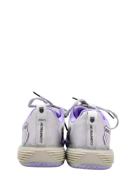 K Swiss Womens Round Toe Lace Up Low Top Sneakers Purple Size 6