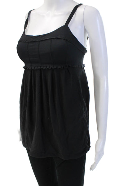 Lululemon Womens Black Square Neck Camisole Size S