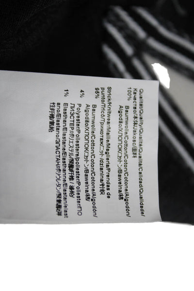 Boss Hugo Boss Men Polo Collared Short Sleeve Black Button Size M