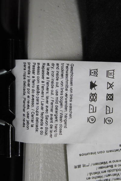 Boss Hugo Boss Men Polo Collared Short Sleeve Black Button Size M