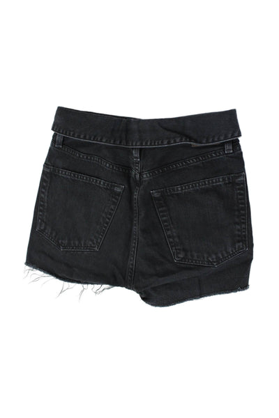 Jean Atelier Unisex Black Cotton Shorts Size S