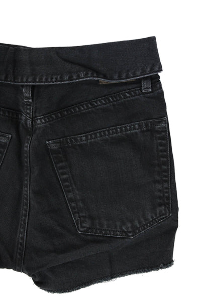 Jean Atelier Unisex Black Cotton Shorts Size S