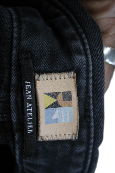 Jean Atelier Unisex Black Cotton Shorts Size S