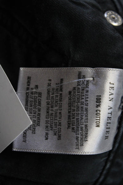 Jean Atelier Unisex Black Cotton Shorts Size S