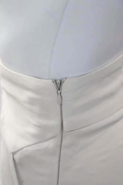 Zara Women Dress Pants Beige Polyester Blend Zip Inseam 29 Size XS