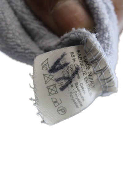 Brandy Melville Women Full-Zip Gray Hoodie Long Sleeve Size S