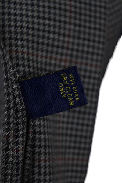 Club Room Mens Brown Check Sport Coat Size 42