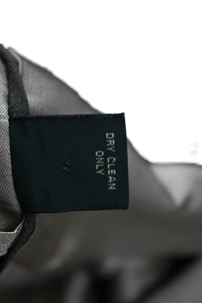J Crew Men Green 100% Wool Suit Jacket Collared Button Classic Size 42