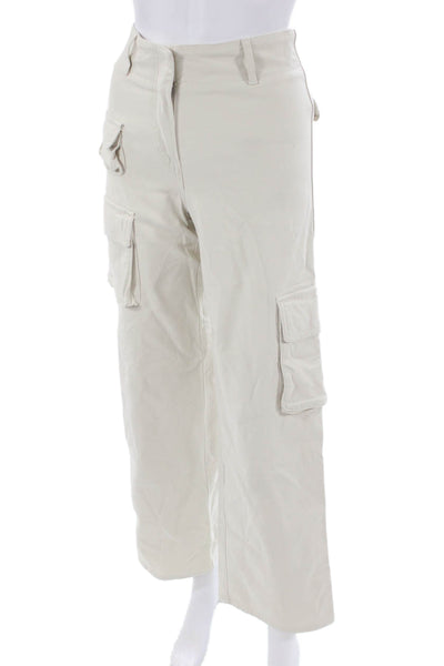 Wilfred Free Womens Cropped Cargo Pants Beige Size 00