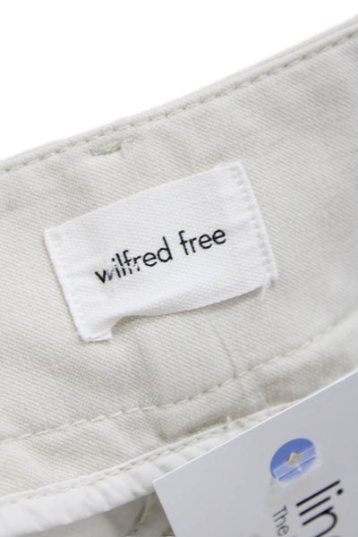 Wilfred Free Womens Cropped Cargo Pants Beige Size 00