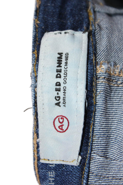 AG Adriano Goldschmied Women Ankle Skinny Jeans Dark Blue Size 24
