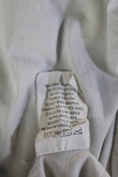 Spiritual Gangster Women Cropped Tank White Graphic Crew Neck Sleeveless Size M
