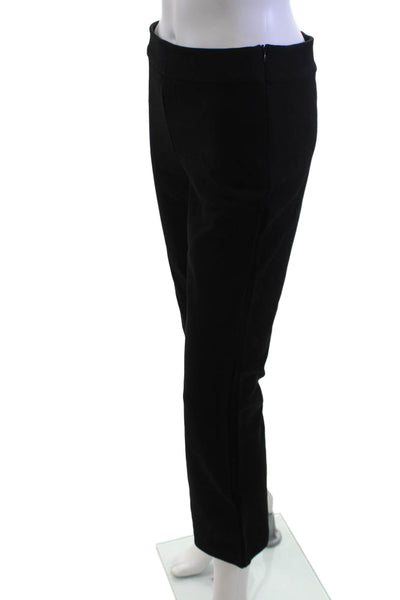 Kirna Zabete Women Cropped Dress Pants Black Hook & Eye Size S