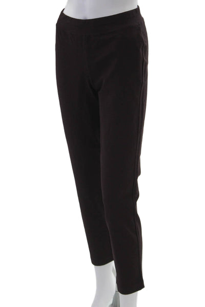Eileen Fisher Womens Petite Ankle Cropped Pants Black Size 2XS