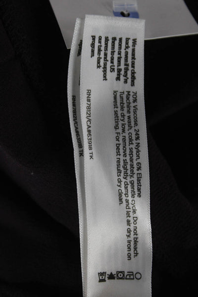 Eileen Fisher Womens Petite Ankle Cropped Pants Black Size 2XS