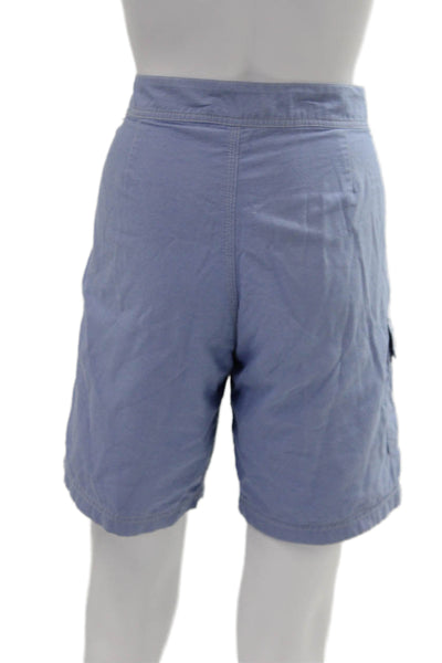 J Crew Mens Cargo Shorts Blue Drawstring Size 31