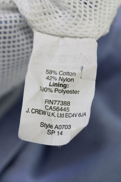 J Crew Mens Cargo Shorts Blue Drawstring Size 31