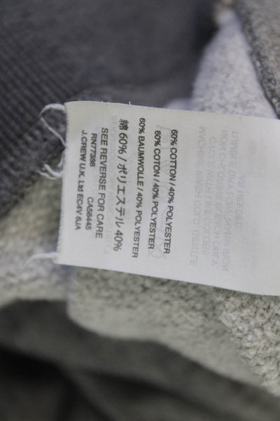 J Crew Mens Jogger Sweatpants Gray Cotton-Poly Size M