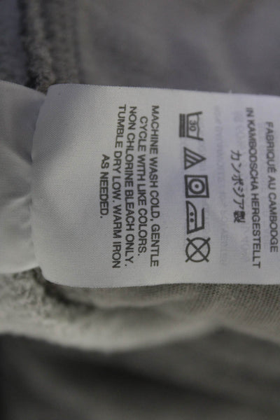 J Crew Mens Jogger Sweatpants Gray Cotton-Poly Size M