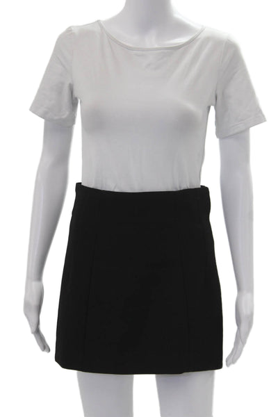 Zara Womens Black Mini Pencil Skirt Polyester Size S