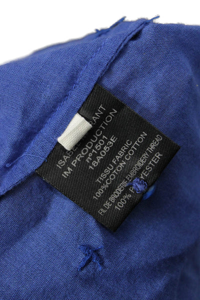 Isabel Marant Etoile Womens Blue Maxi Kaftan Cotton Boho Size 36