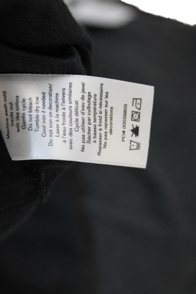 Rag & Bone Women Jersey Basic Black Pima Cotton Crew Neck T-Shirt Size XS