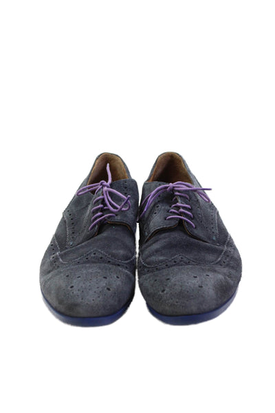 Paul Smith Mens Lace Up Lined Casual Oxford Shoes Gray Size 8