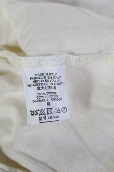 Brandy Melville Women Shirt Dress White Button Cotton Sleeveless Size XS