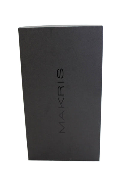 Makris Womens Beaded Thong Strap Ankle Buckle Sandals Ancient Beige Size EUR 38