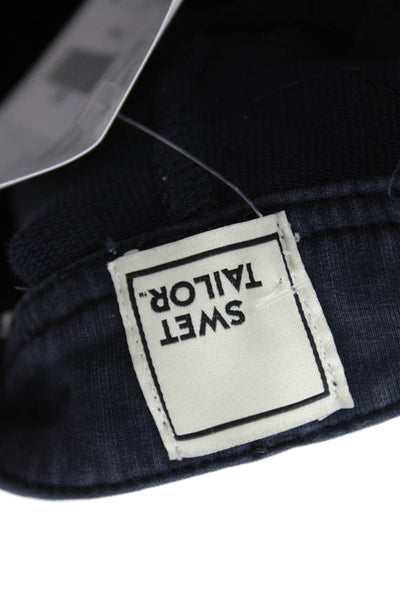Swet Tailor Mens Cropped Chino Pants Dark Blue Size 36