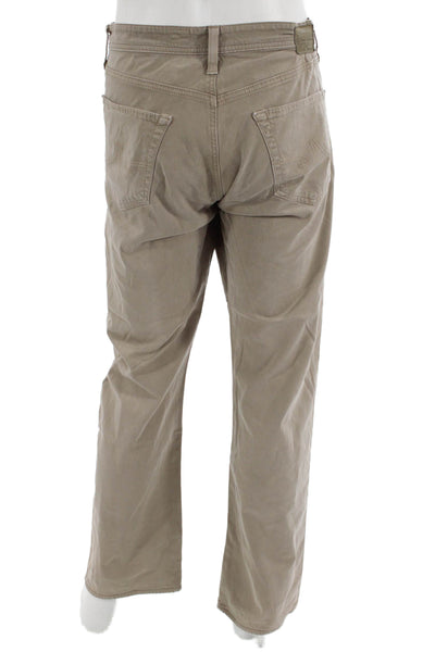 AG Adriano Goldschmied Mens Chinos Beige Size 36
