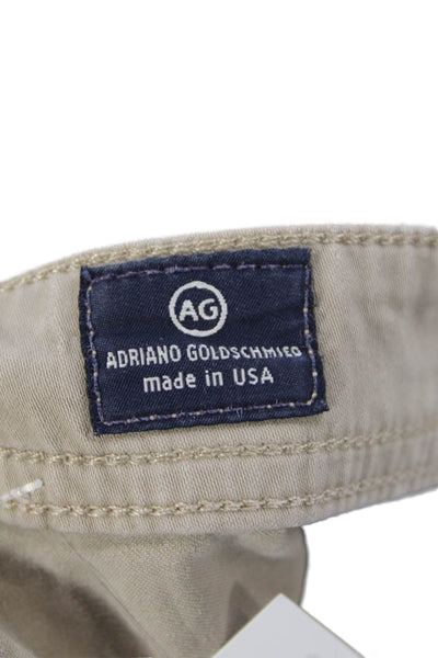 AG Adriano Goldschmied Mens Chinos Beige Size 36