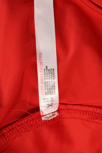 Intimately Free People Women Bohemian Red Sleeveless Button Blouse Size L