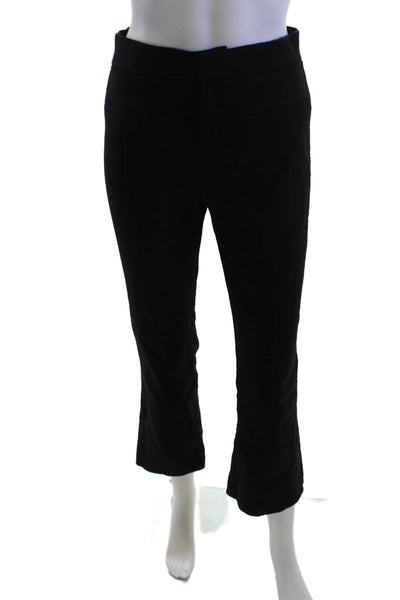 Zara Womens Ankle Cropped Black Pants Size S