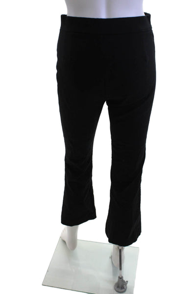 Zara Womens Ankle Cropped Black Pants Size S