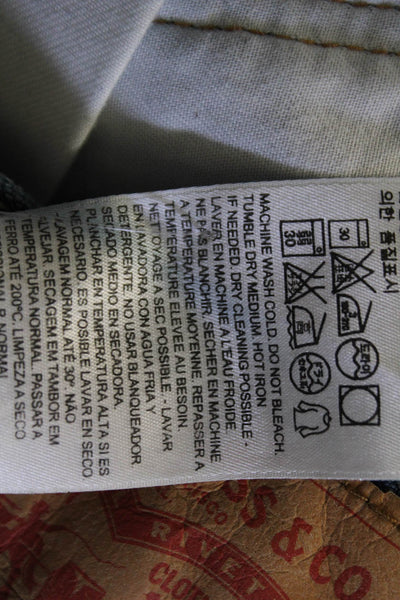 Levis Mens Dark Blue Straight Jeans Size 31
