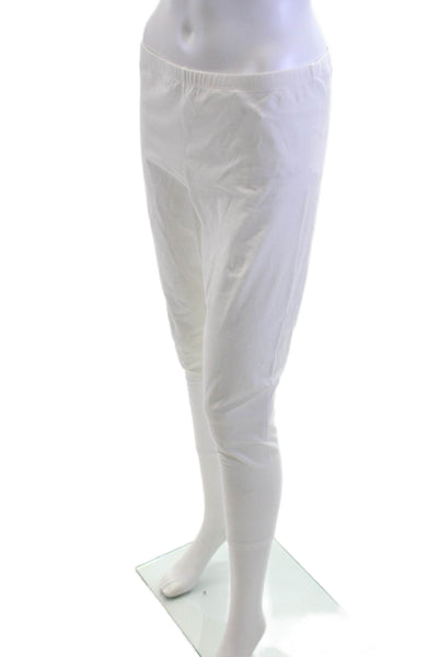 Eileen Fisher Women White Ankle Leggings Size M
