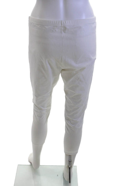 Eileen Fisher Women White Ankle Leggings Size M
