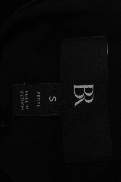 Banana Republic Womens Shift Dress Sleeveless Black Knee Length Round Neck Size
