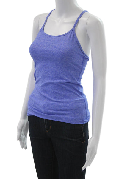 Lululemon Womens Blue Sleeveless Camisole Polyester Round Neck Size 4