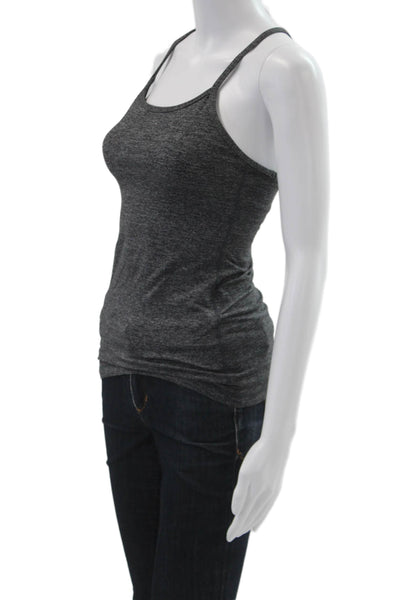 Lululemon Womens Sleeveless Camisole Dark Gray Polyester Round Neck Size 4