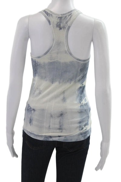 Lululemon Women Basic Tank White Polyester Round Neck Sleeveless Size 4